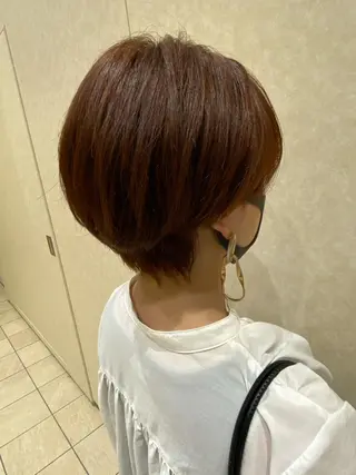 ショート 小倉 沙織のヘアスタイル