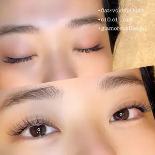 マツエク・マツパ courage eyelashのマツエク・マツパデザイン