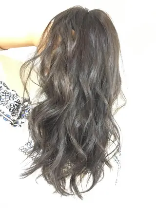 ロング カラー ヘアアレンジ SHIORI💜口コ ミNo.1艶カラーのヘアスタイル