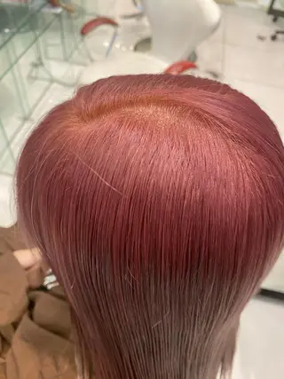 ミディアム カラー デザインカラー✨新倉 佑奈のヘアスタイル