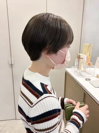 ショート 青木 優歩のヘアスタイル