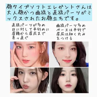 アイブロウ 韓国風眉×顔タイプ 診断® Naoの眉毛・アイブロウイメージ