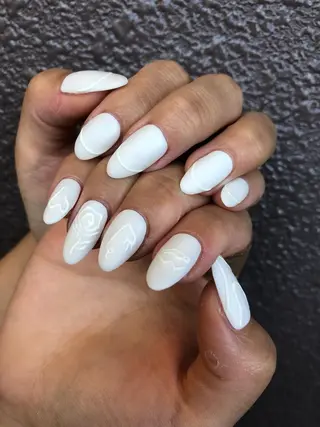 ロング カラー ヘアアレンジ キッズ ネイル マツエク・マツパ 福田 加奈のネイルデザイン