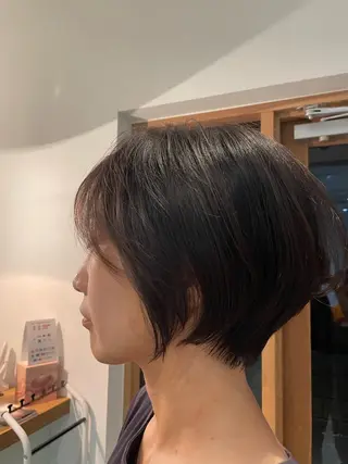 ショート くびれミディアム/似 合わせ/鎌倉/edAのヘアスタイル