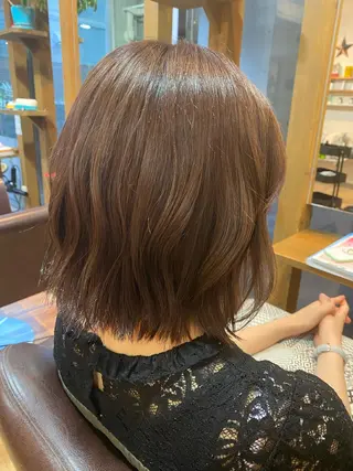 ショート カラー シールエクステ 🪽CHIAKIのヘアスタイル