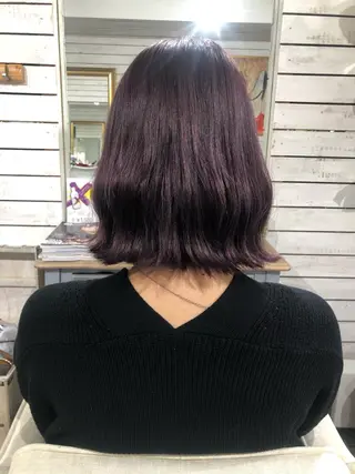 ミディアム カラー 🦋美髪/エクステ 🦋アベイクミのヘアスタイル