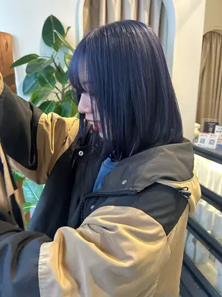 ミディアム 薄暮 マツイ レンのヘアスタイル
