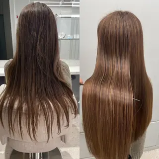 ロング 韓国風🤍 イワサキ　リコ🍒のヘアスタイル