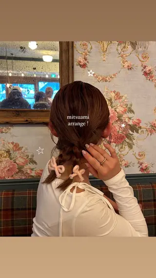 カラー ヘアアレンジ sawada tamakiのヘアスタイル