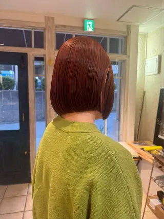 ミディアム カラー 今泉/kai🐇ボブ 似合わせカットのヘアスタイル