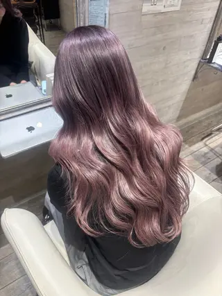 ロング カラー 透明感カラー/ボブ /cocoro💜のヘアスタイル
