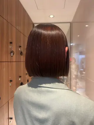 ショート 艶カラー/縮毛矯正 🩰chihiroのヘアスタイル