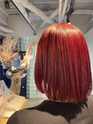 ミディアム カラー 🍒透明感カラー/ 艶カラー/さくら🍒のヘアスタイル