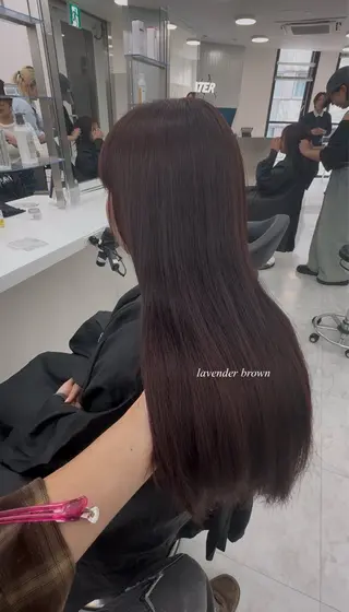 ロング カラー ♦️暖色/縮毛矯正/ 🫗kazuki♦️のヘアスタイル