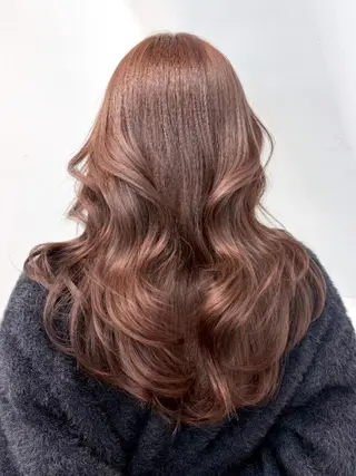セミロング カラー ITbyALBUM 松戸のヘアスタイル