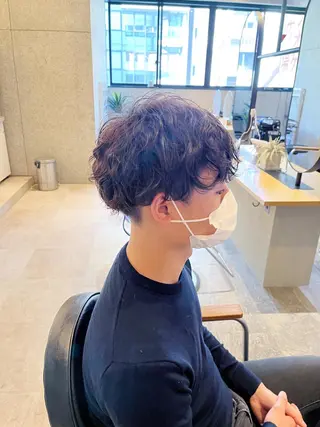 パーマ メンズ 髪質改善ケア🤍小川 友香のヘアスタイル