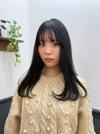 ロング カラー カワクボ ソラのヘアスタイル