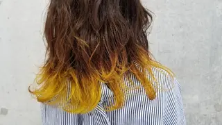 セミロング 谷 結奈のヘアスタイル