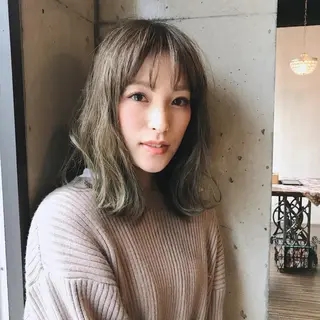 セミロング カラー パーマ ヘアアレンジ CACETTE所属・タナハラ クミコのその他イメージ