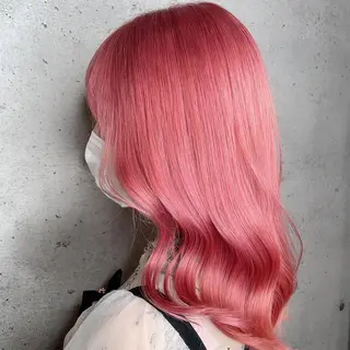 ロング カラー LUXBE LUCE ひなののヘアスタイル