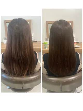 ロング カラー やまこし 美裕樹のヘアスタイル