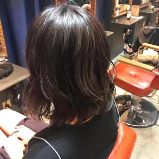 ミディアム カラー 縮毛矯正×髪質改善 店長　DAITOのヘアスタイル