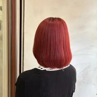 ミディアム カラー 髙木 優人のヘアスタイル
