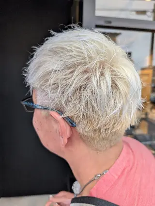 ショート 河野日南/髪質改善/ ヘアケア/メンズヘアのヘアスタイル