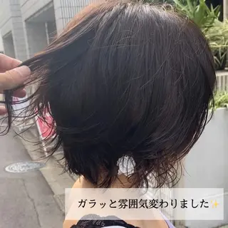 ミディアム パーマ ブリーチ特化/レイヤ ーカット🥀マサルのヘアスタイル