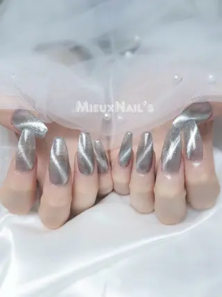 ネイル Miyu❤️‍🔥 Mieuxnailsのネイルデザイン