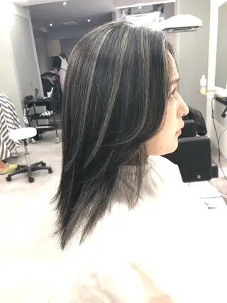 ロング カラー 矢島颯哉/ハイトーン ブリーチカラー💎のヘアスタイル
