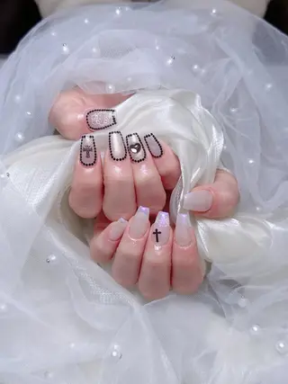 ネイル 🎀も ものネイルデザイン