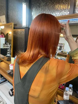 ミディアム CHIHIRO メリケンビューティーのヘアスタイル