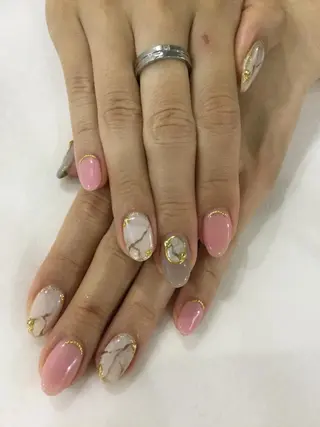 ネイル 💎🐰 saki. m 🐰💎のネイルデザイン