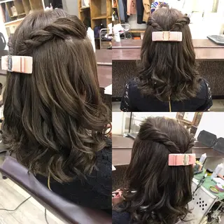 セミロング ヘアアレンジ 大賀 海夕の眉毛・アイブロウイメージ