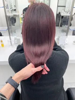 ロング カラー みう/仙台/暖色/ 艶髪/顔周りカット/のヘアスタイル