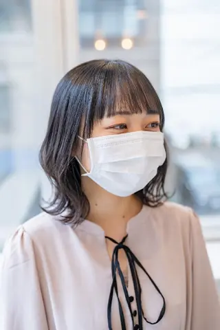 ミディアム Lazo/ 原弥和子のヘアスタイル