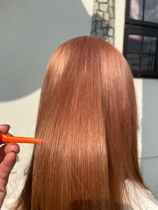 セミロング カラー Sasaki Miuのヘアスタイル