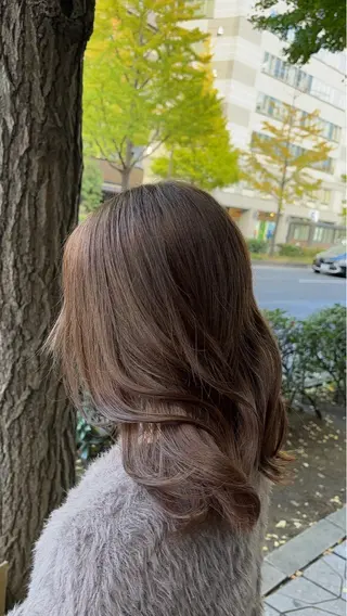 カラー ニトウ レイナのヘアスタイル