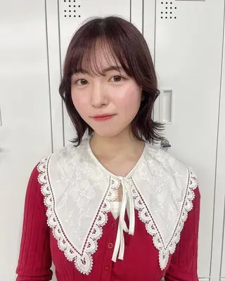 カラー うる艶/ハイトーン 🎀hina🎀のヘアスタイル