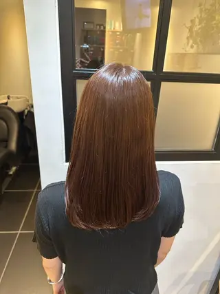 ミディアム カラー Luna🌙 艶カラーのヘアスタイル