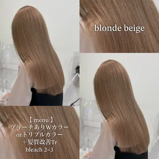 カラー 🩶透明感ブリーチ カラー🩶 maoのヘアスタイル