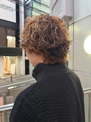 パーマ 北條 太基のヘアスタイル