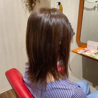 ミディアム 木宮 美緒のヘアスタイル