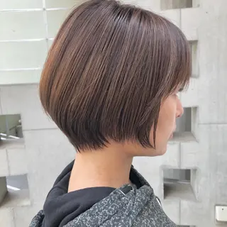 ショート 上品な大人レイヤー 🍀渋谷🍀濱口敬太のヘアスタイル