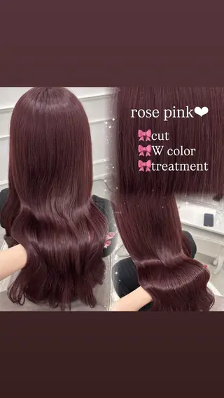 ロング 💎りあん/大須/栄 ブリーチなしWカラーのヘアスタイル