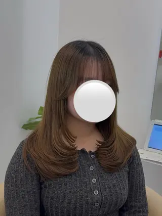 セミロング ”骨格似合わせ” 美容師NAKOのヘアスタイル