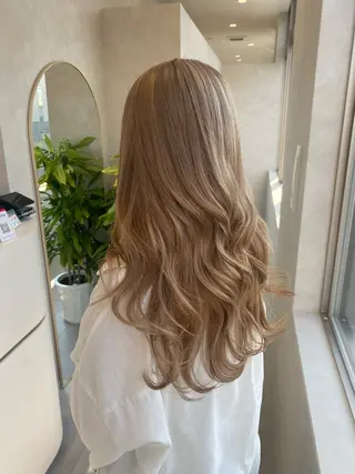 ロング カラー 韓国ヘア・カラー 🩵SHIZUKUのヘアスタイル
