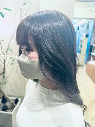 ロング 髪質改善池袋𓊆 大士𓊇ダブルカラーのヘアスタイル