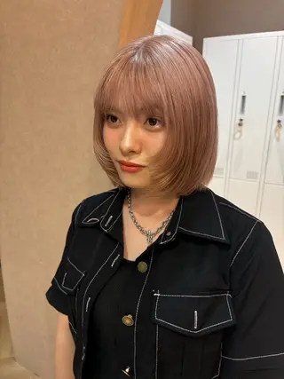 カラー ブリーチなしカラー/ パーマ/おとは🦖♡のヘアスタイル